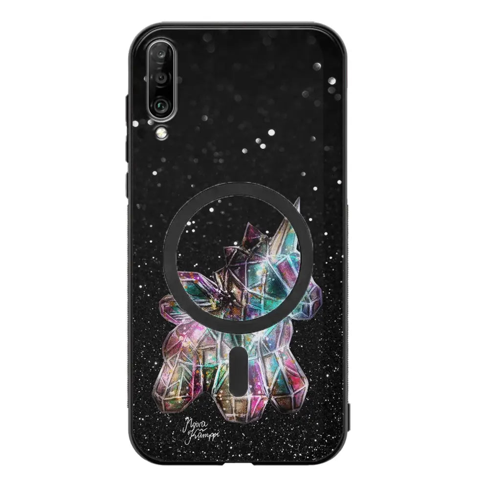 Samsung Galaxy A70 unicorn suojakuoret - Valkoinen - Noora Kämppi