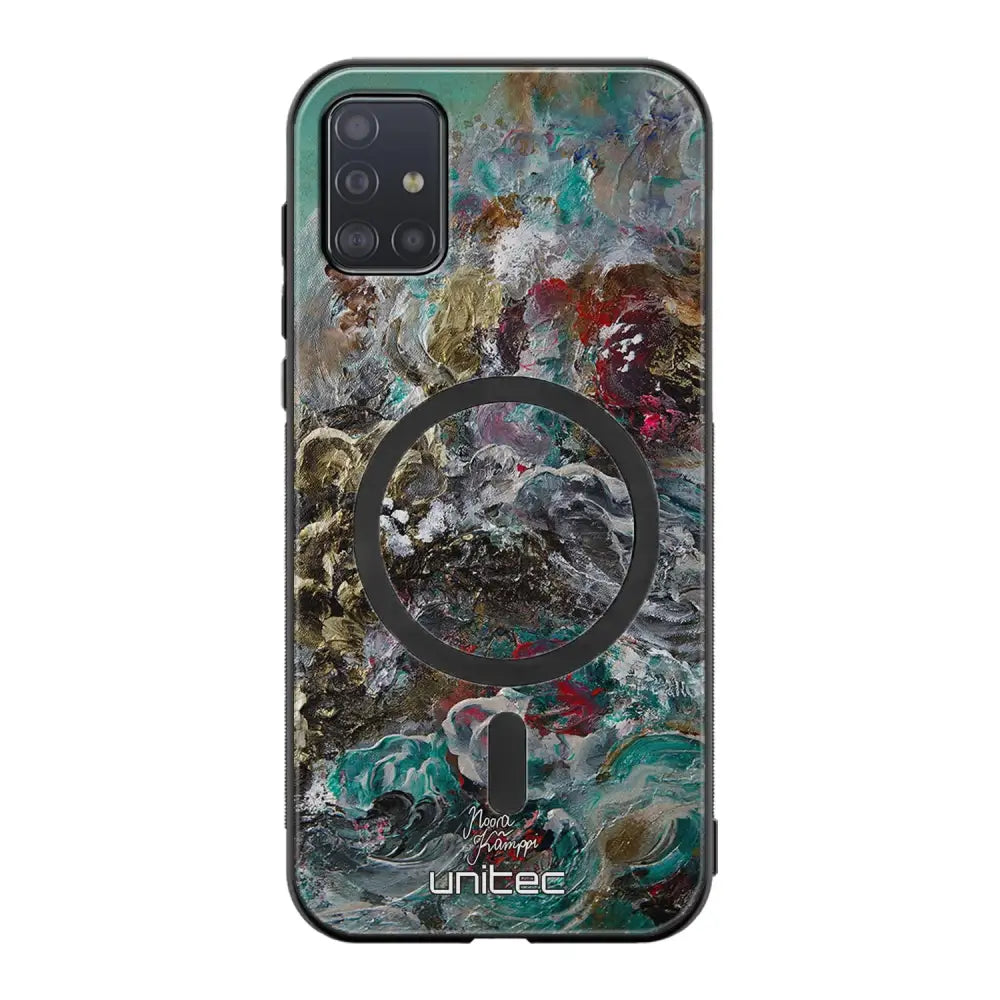 Samsung Galaxy A71 modern art suojakuoret - Heart Knows - Noora Kämppi