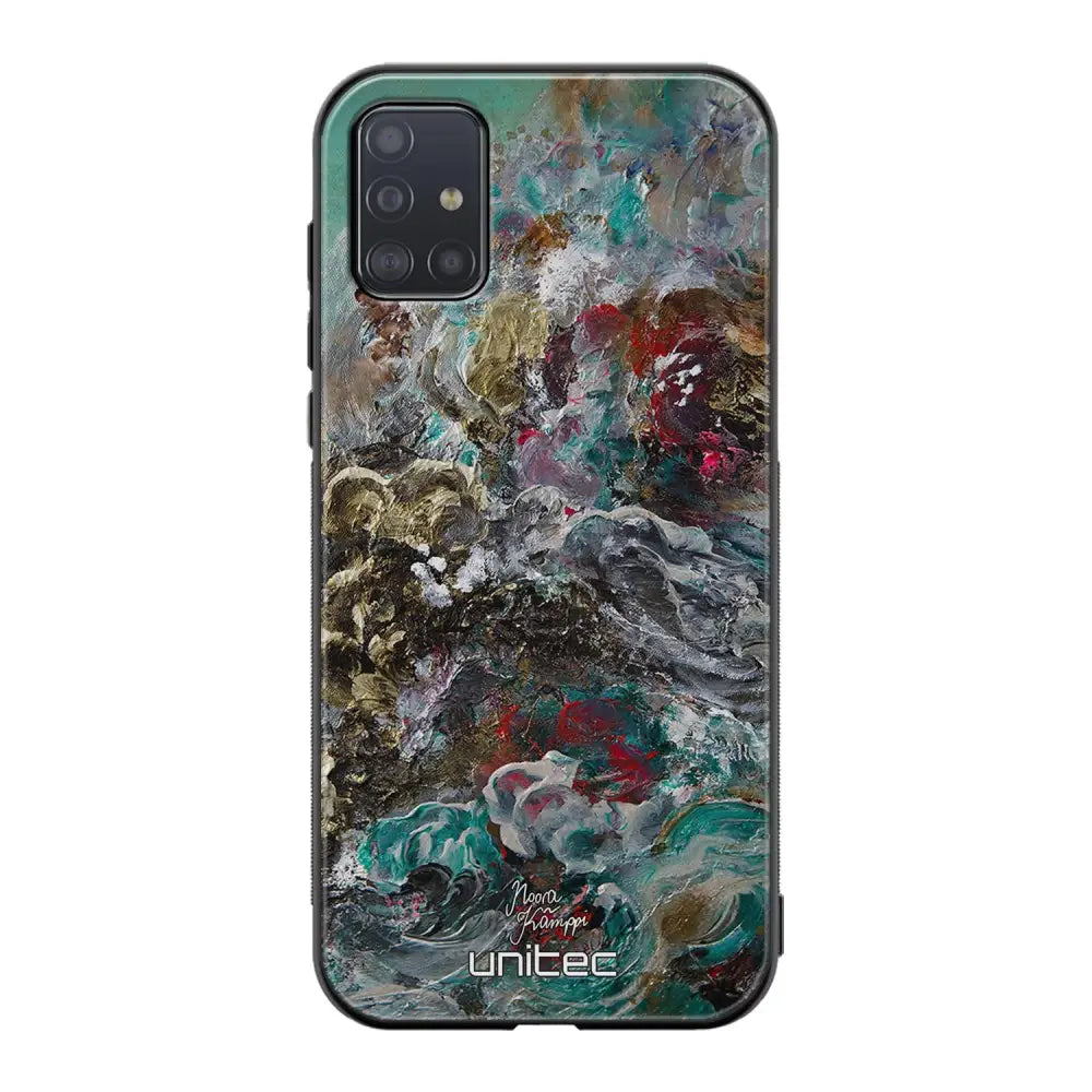 Samsung Galaxy A71 modern art suojakuoret - Heart Knows - Noora Kämppi - Ei