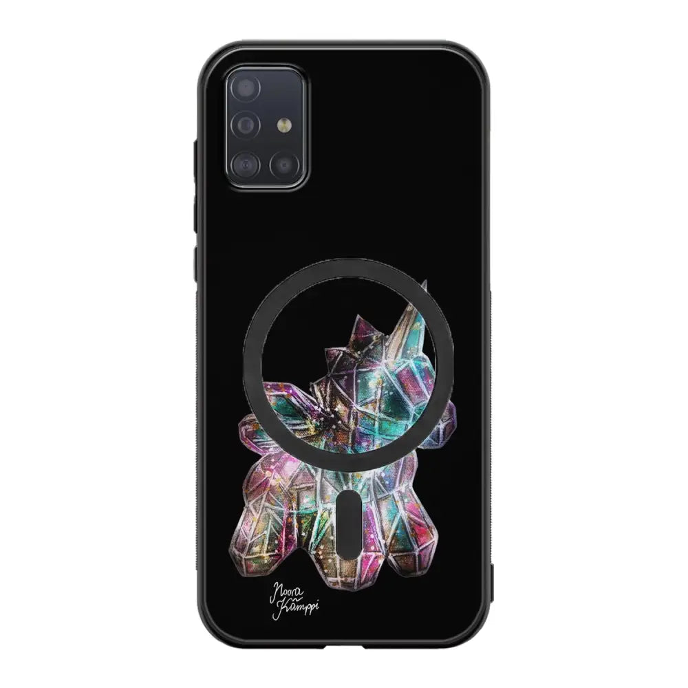 Samsung Galaxy A71 unicorn suojakuoret - Musta - Noora Kämppi