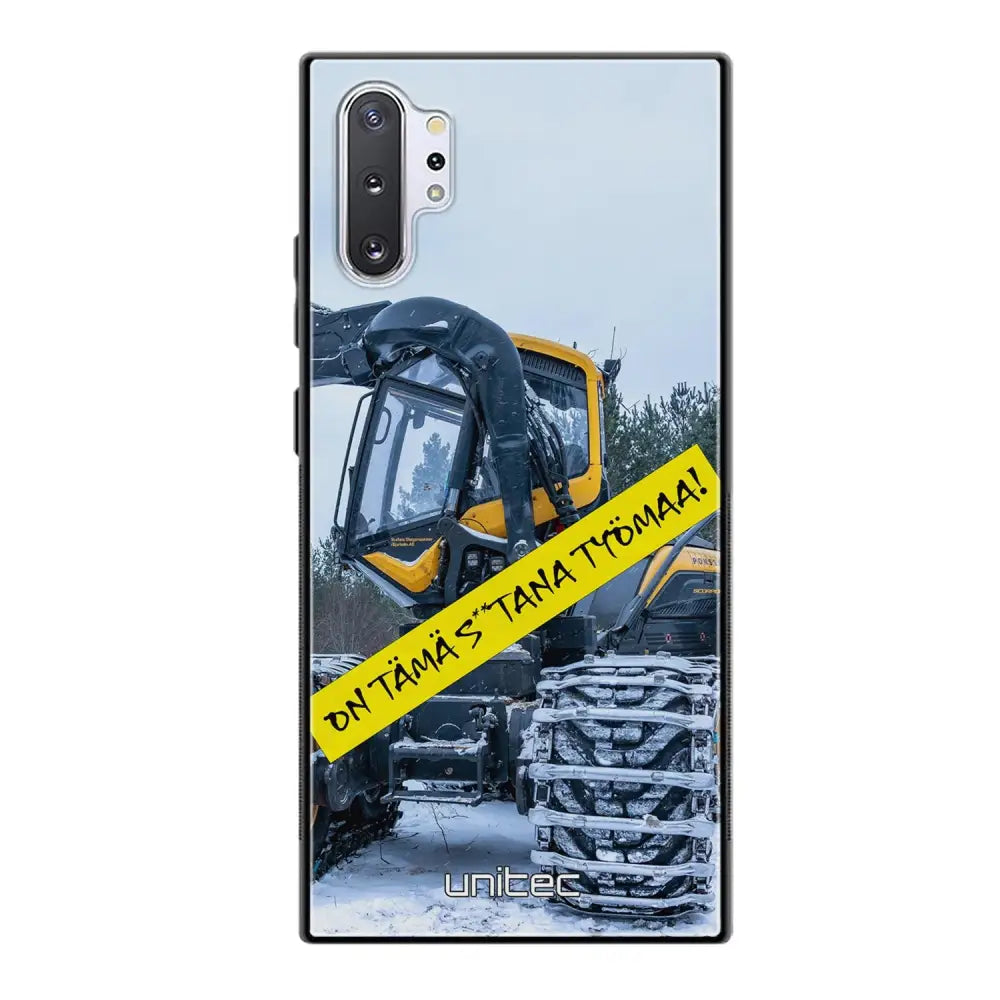 Samsung Galaxy Note 10 Plus meemi suojakuoret - Työmaa - Ei