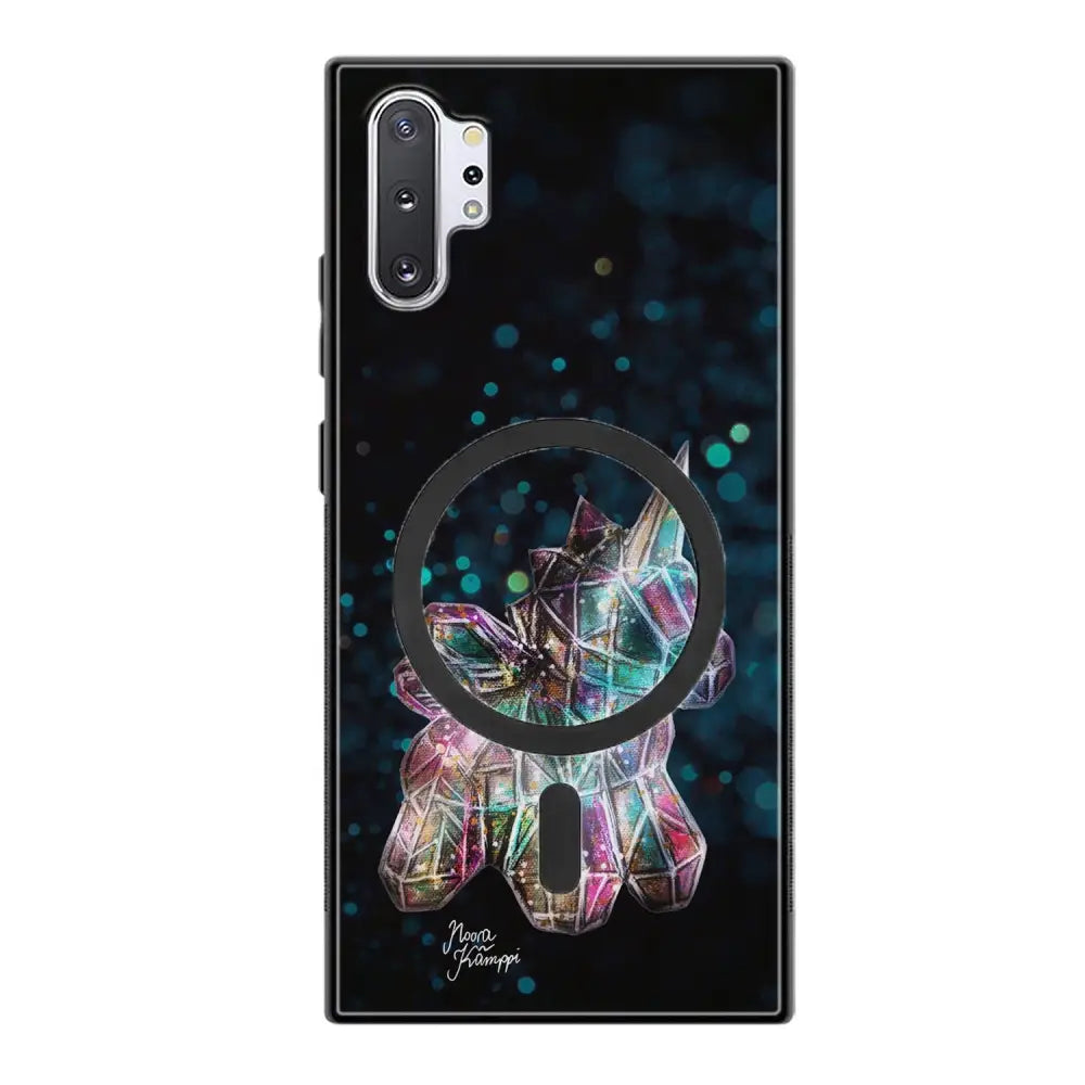 Samsung Galaxy Note 10 Plus unicorn suojakuoret - Sininen - Noora Kämppi
