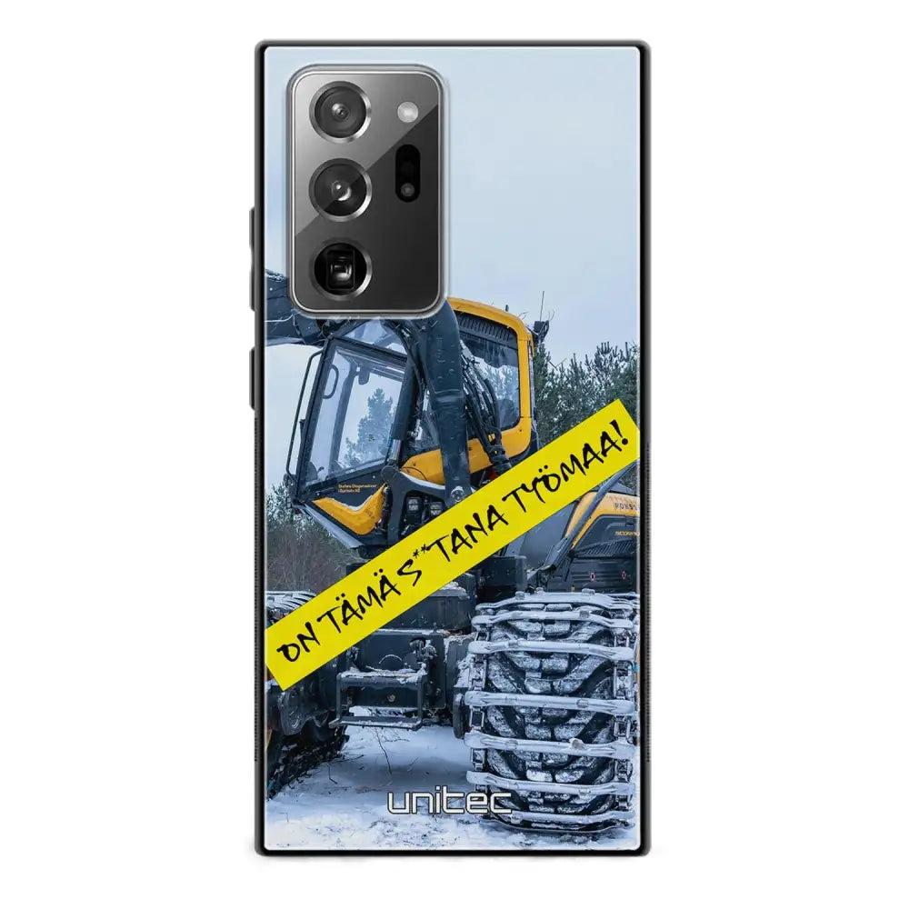 Samsung Galaxy Note 20 Ultra meemi suojakuoret - Työmaa - Ei