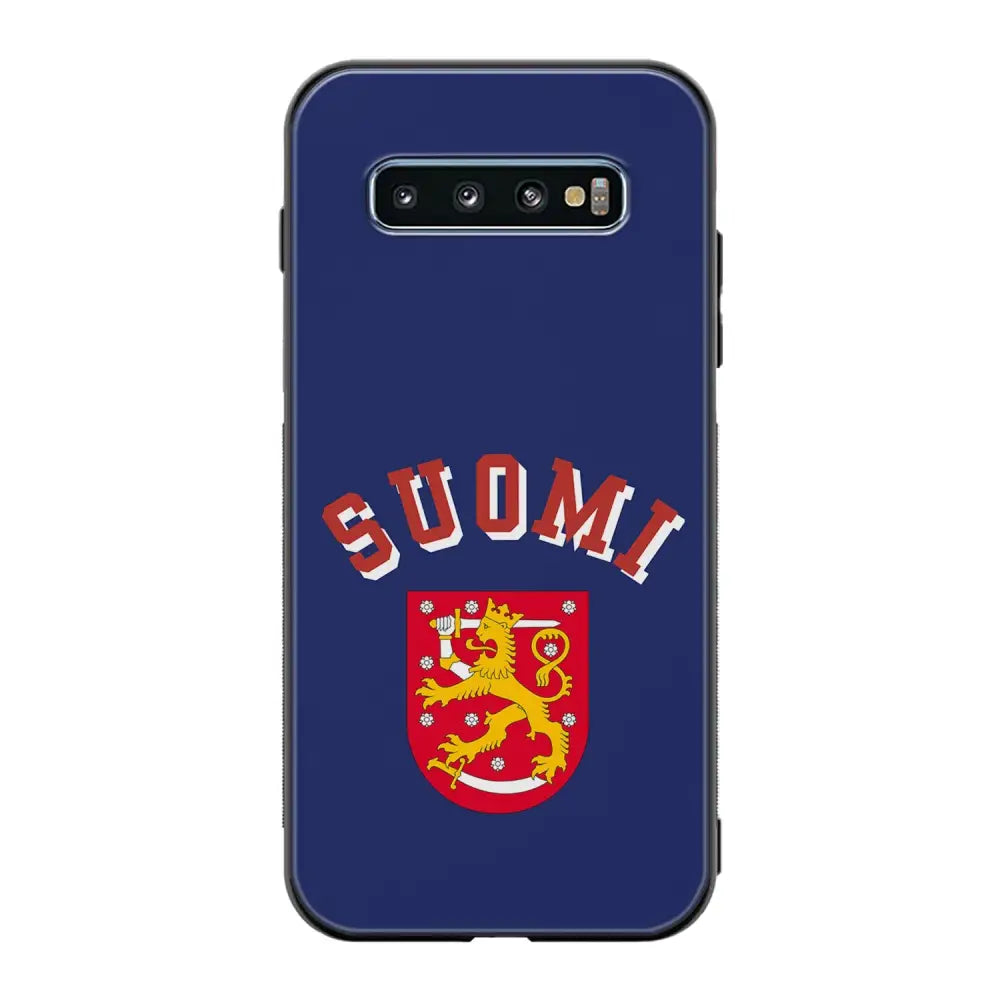 Samsung Galaxy S10 jääkiekko suojakuoret - Leijonat Suomi - Ei