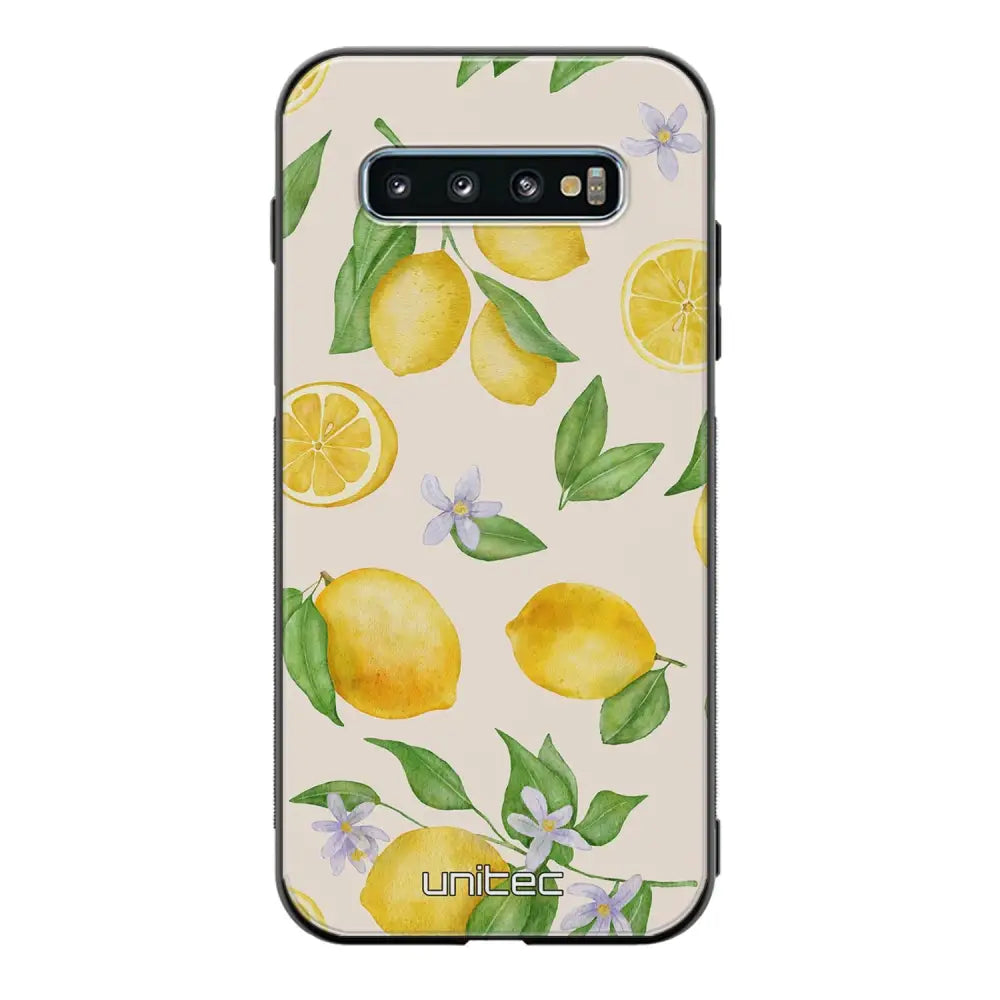 Samsung Galaxy S10 Plus hedelmä suojakuoret - Lemon - Ei