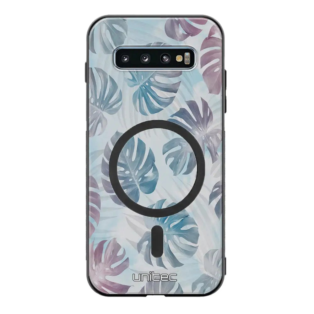 Samsung Galaxy S10 Plus kukka suojakuoret - Monstera Texture