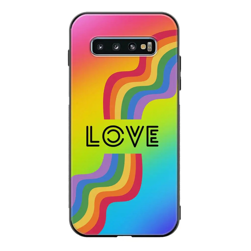 Samsung Galaxy S10 Plus pride suojakuoret - Love - Ei