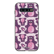 Samsung Galaxy S10 Plus suojakuoret - Purple Teddy Bear - Ei