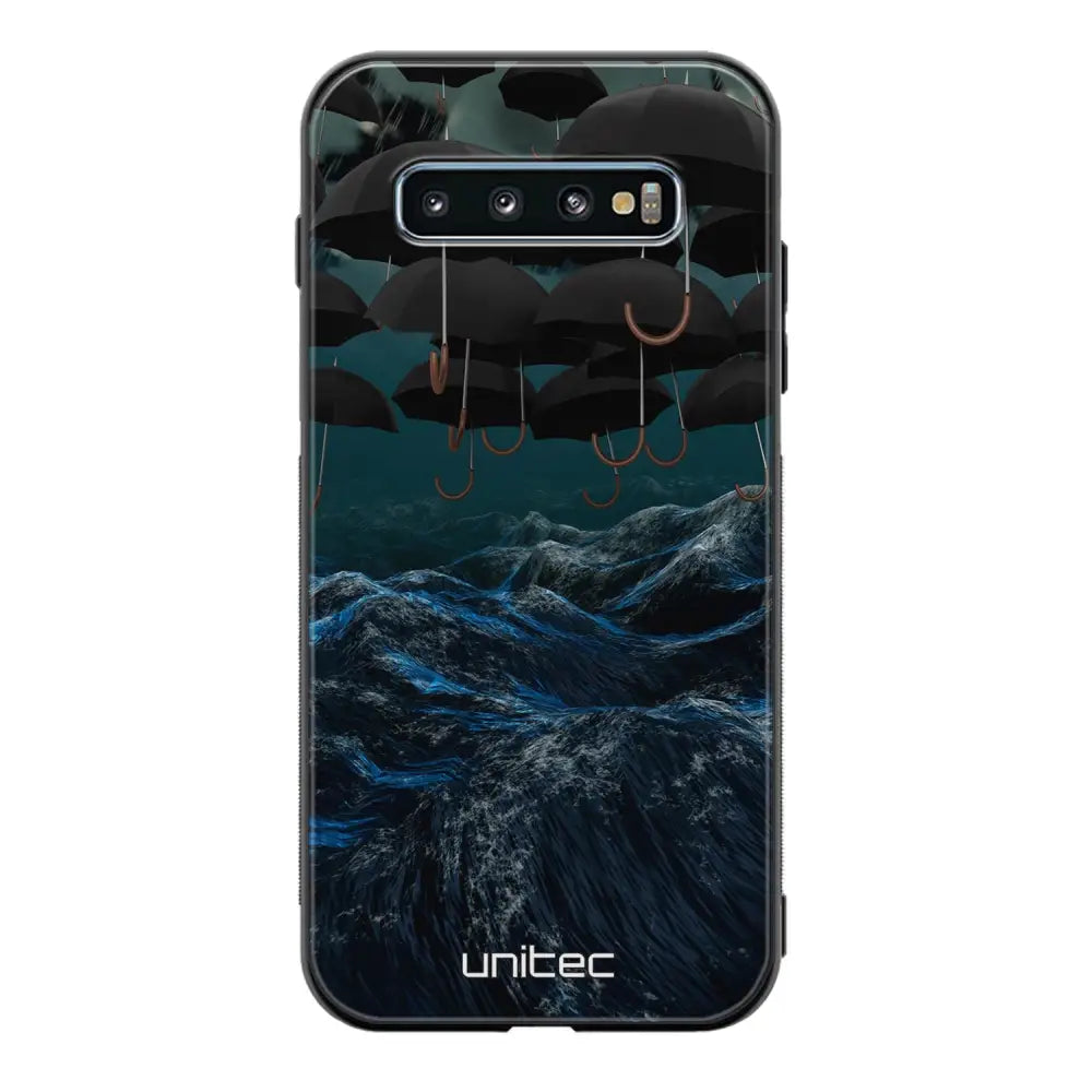 Samsung Galaxy S10 Plus suojakuoret - Umbrella Storm - Ei
