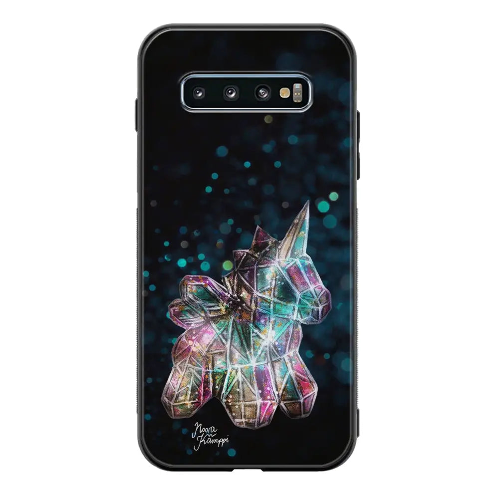 Samsung Galaxy S10 Plus unicorn suojakuoret - Sininen - Noora Kämppi - Ei