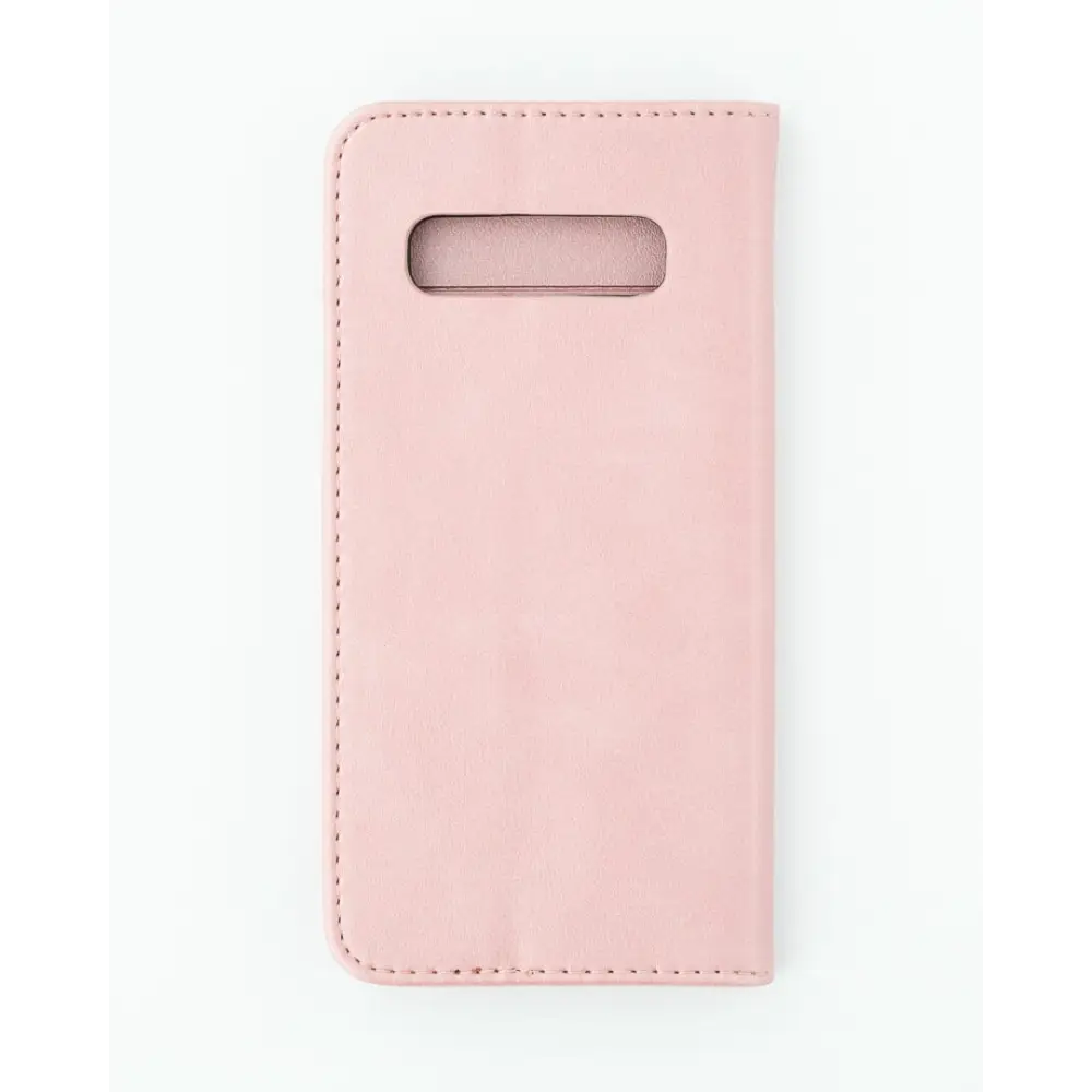 Samsung Galaxy S10 Plus Unitec Lompakko Suojakotelo Ruusukulta