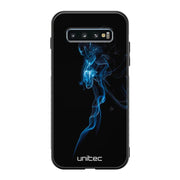Samsung Galaxy S10 suojakuoret - Blue Smoke On Black - Ei