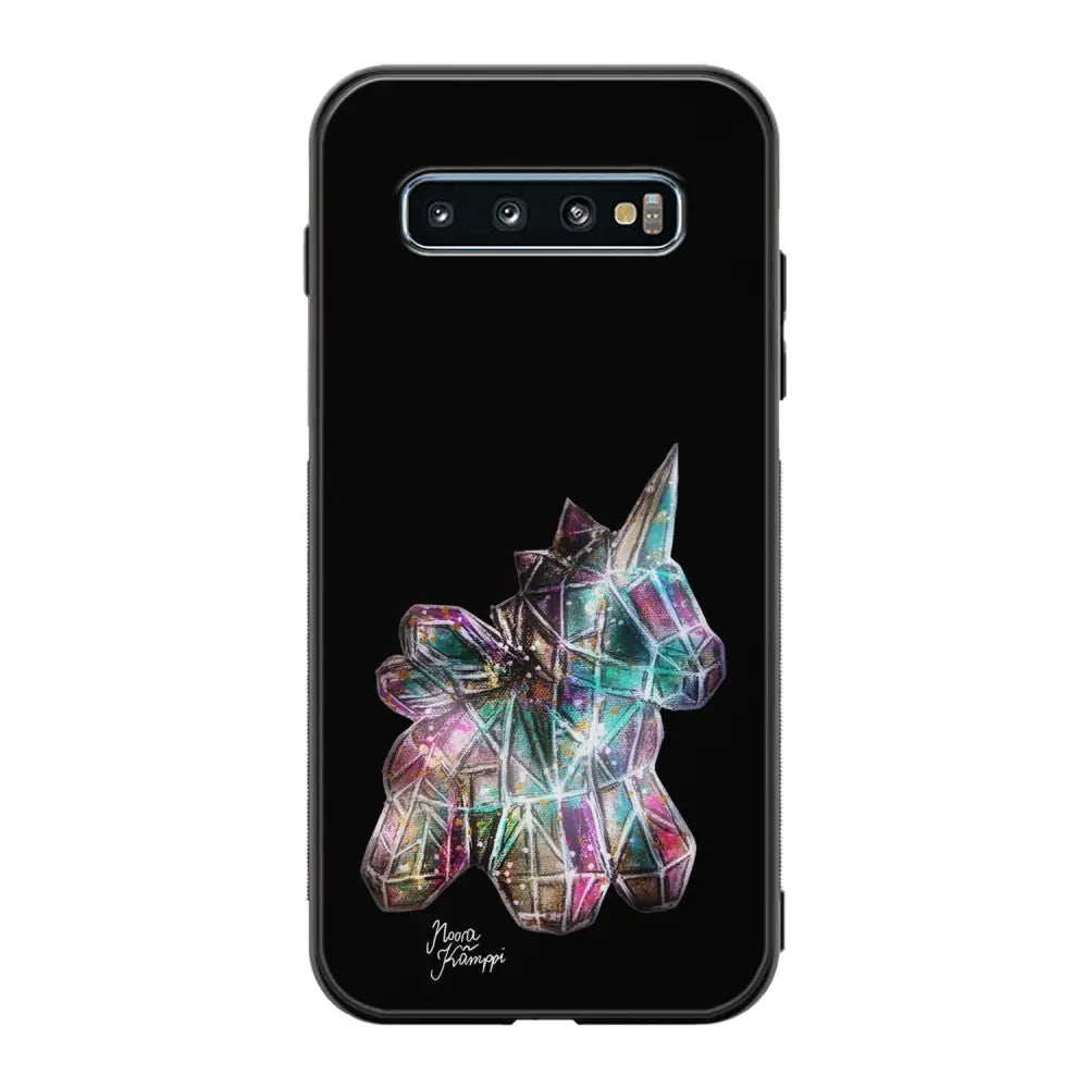 Samsung Galaxy S10 unicorn suojakuoret - Musta - Noora Kämppi - Ei