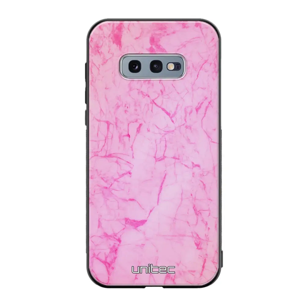 Samsung Galaxy S10e marmori suojakuoret - Light Pink Marble - Ei
