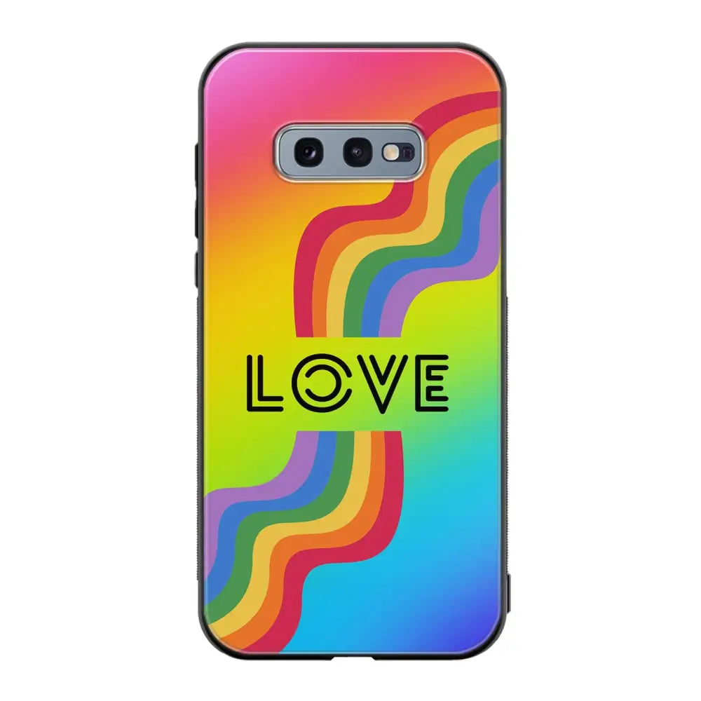 Samsung Galaxy S10e pride suojakuoret - Love - Ei