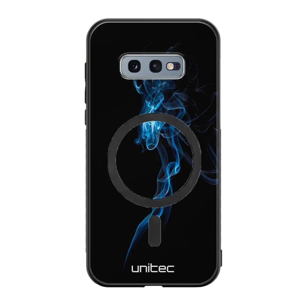 Samsung Galaxy S10e suojakuoret - Blue Smoke On Black