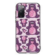 Samsung Galaxy S20 FE suojakuoret - Purple Teddy Bear - Ei