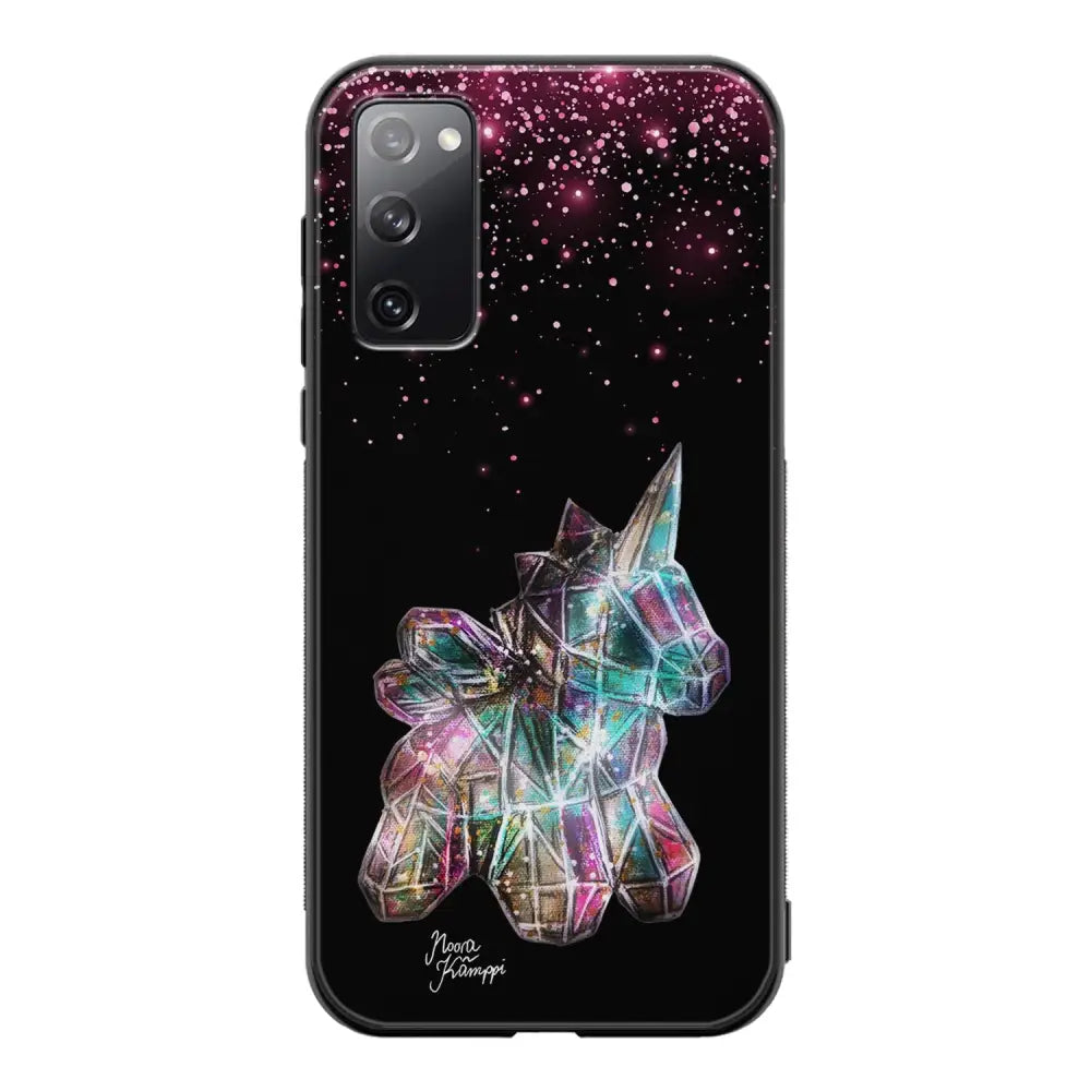 Samsung Galaxy S20 FE unicorn suojakuoret - Pinkki - Noora Kämppi - Ei