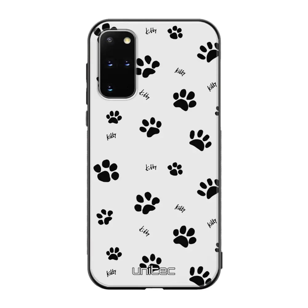 Samsung Galaxy S20 Plus kissa suojakuoret - Cat Paws - Ei