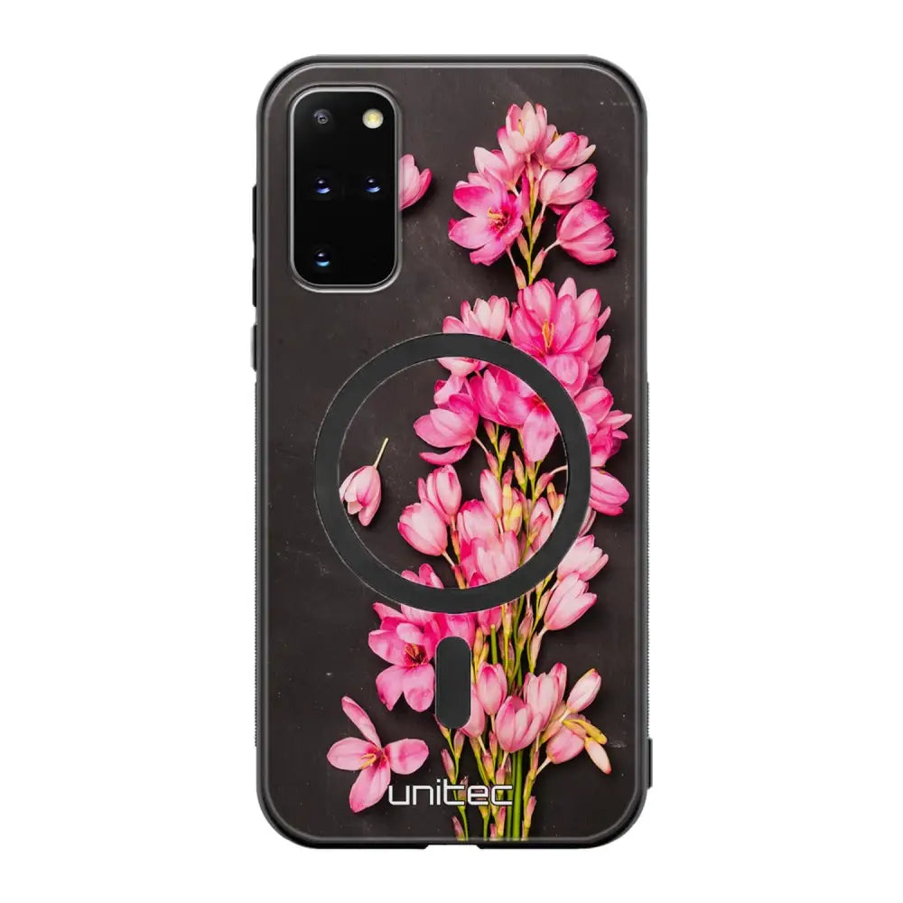 Samsung Galaxy S20 Plus kukka suojakuoret - Pink Flowers
