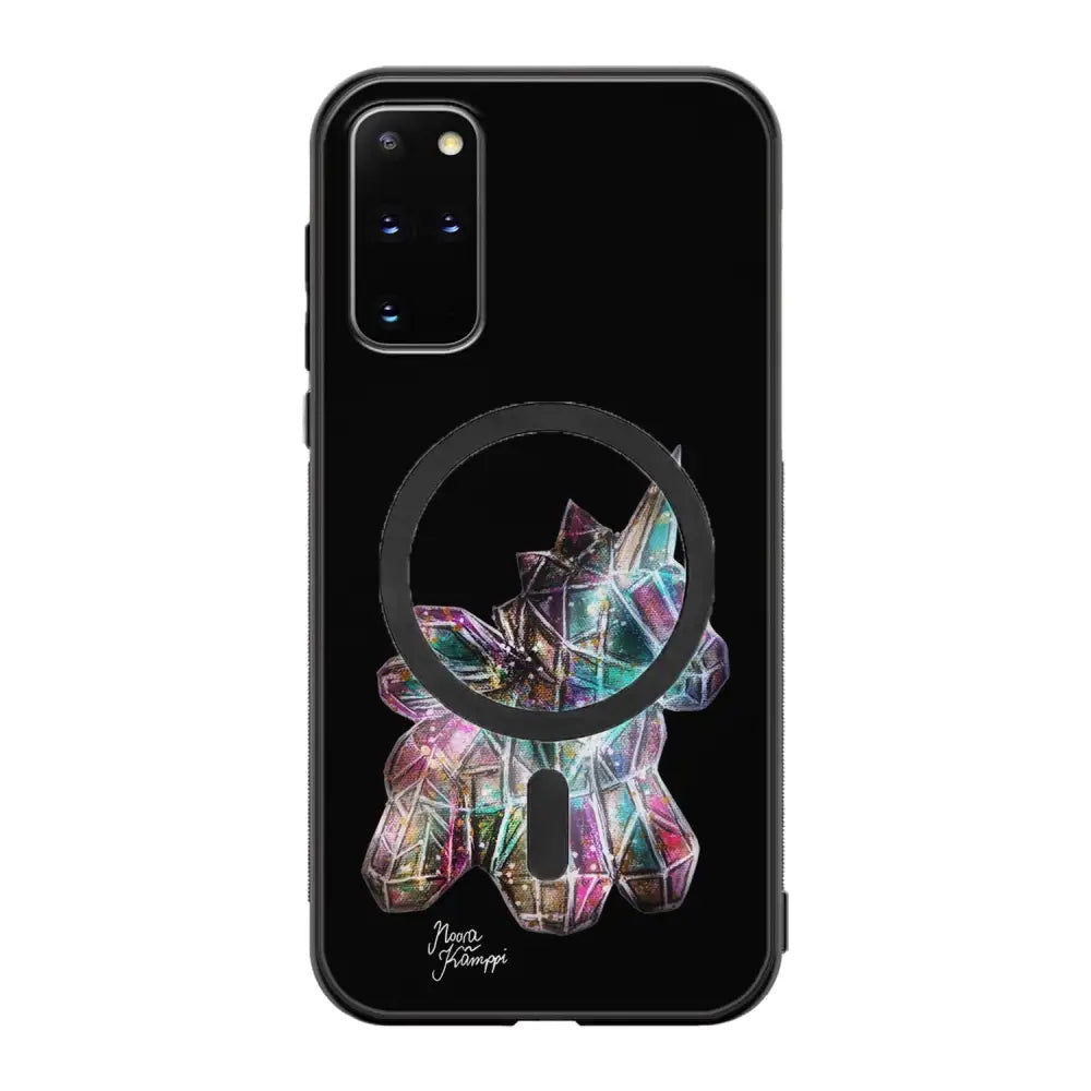 Samsung Galaxy S20 Plus unicorn suojakuoret - Musta - Noora Kämppi
