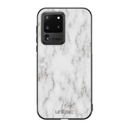 Samsung Galaxy S20 Ultra marmori suojakuoret - White Marble - Ei
