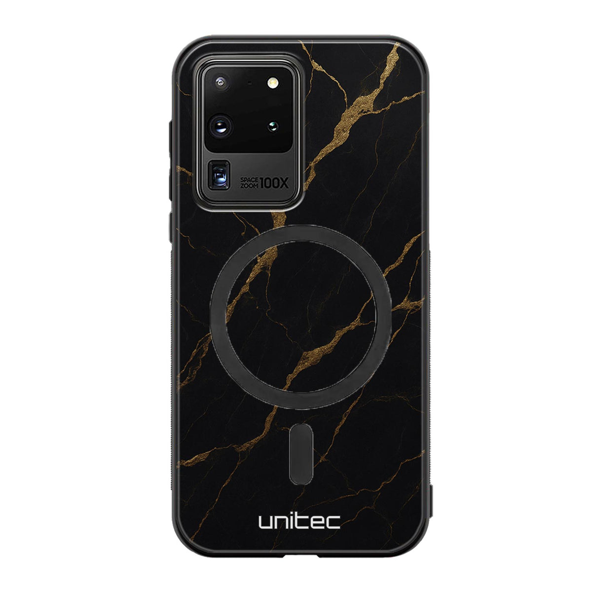 Samsung Galaxy S20 Ultra Suojakuoret Marmori – Midnight Gold