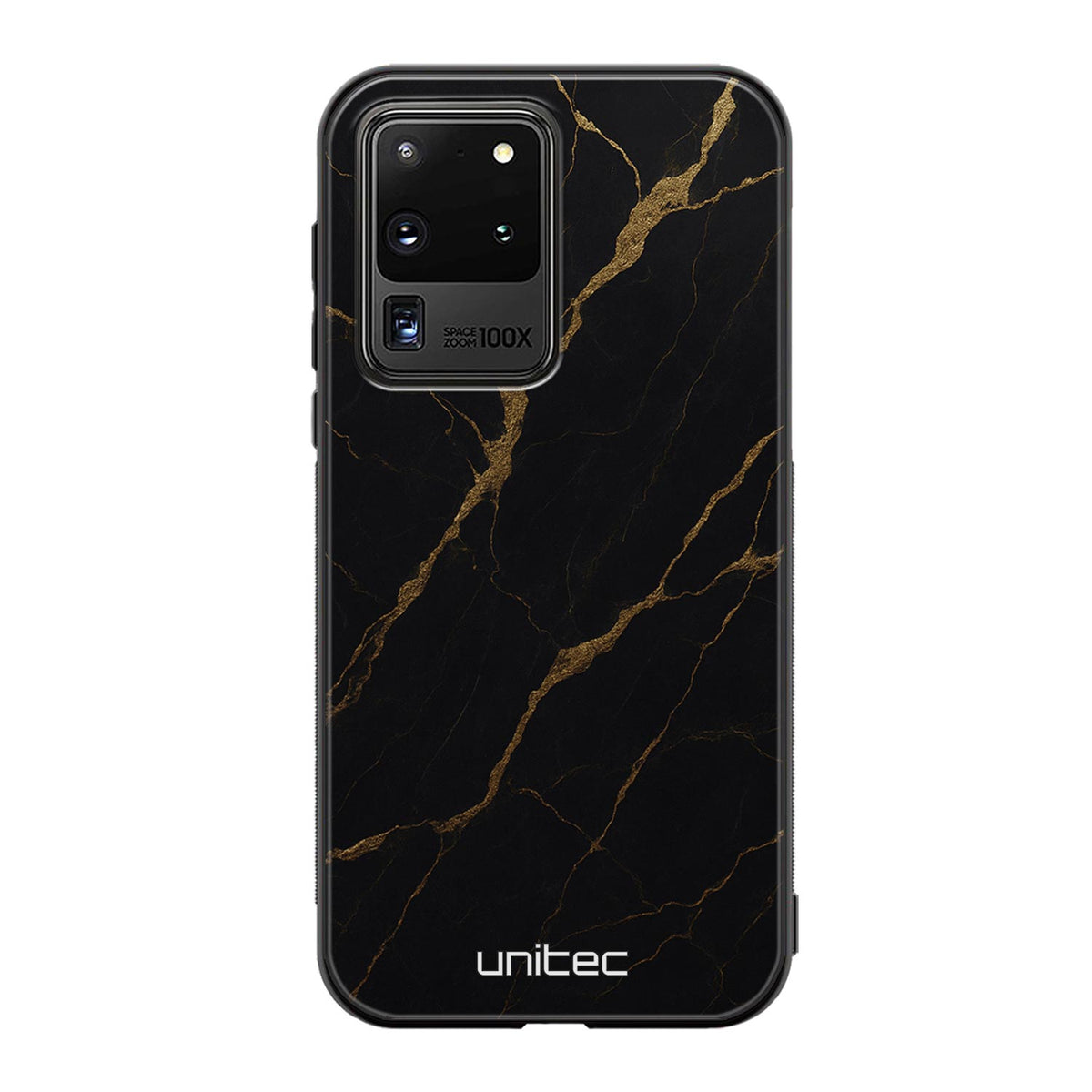 Samsung Galaxy S20 Ultra Suojakuoret Marmori – Midnight Gold