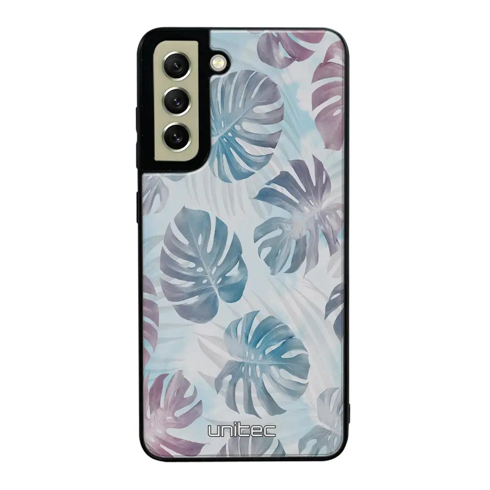 Samsung Galaxy S21 FE kukka suojakuoret - Monstera Texture - Ei