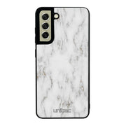 Samsung Galaxy S21 FE marmori suojakuoret - White Marble - Ei
