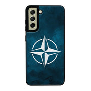 Samsung Galaxy S21 FE nato suojakuoret - Sininen - Ei