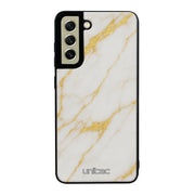 Samsung Galaxy S21 FE Suojakuoret Marmori – White Luxe