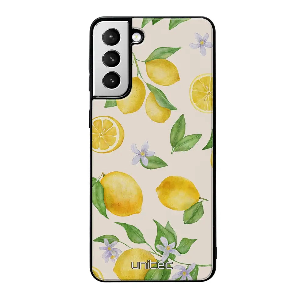 Samsung Galaxy S21 Plus hedelmä suojakuoret - Lemon - Ei