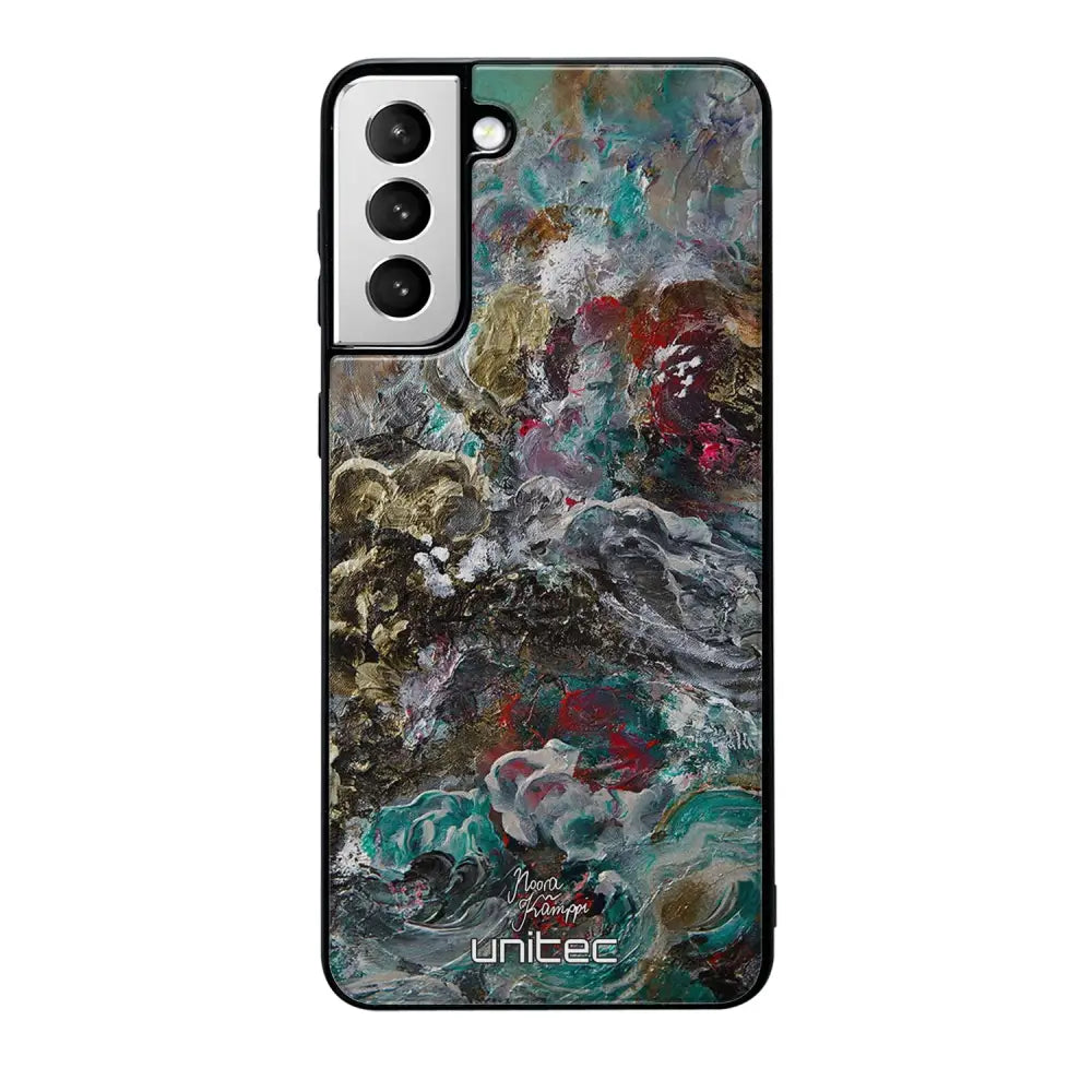 Samsung Galaxy S21 Plus modern art suojakuoret - Heart Knows - Noora Kämppi - Ei