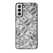 Samsung Galaxy S21 Plus seteli suojakuoret - Dollarit - Ei