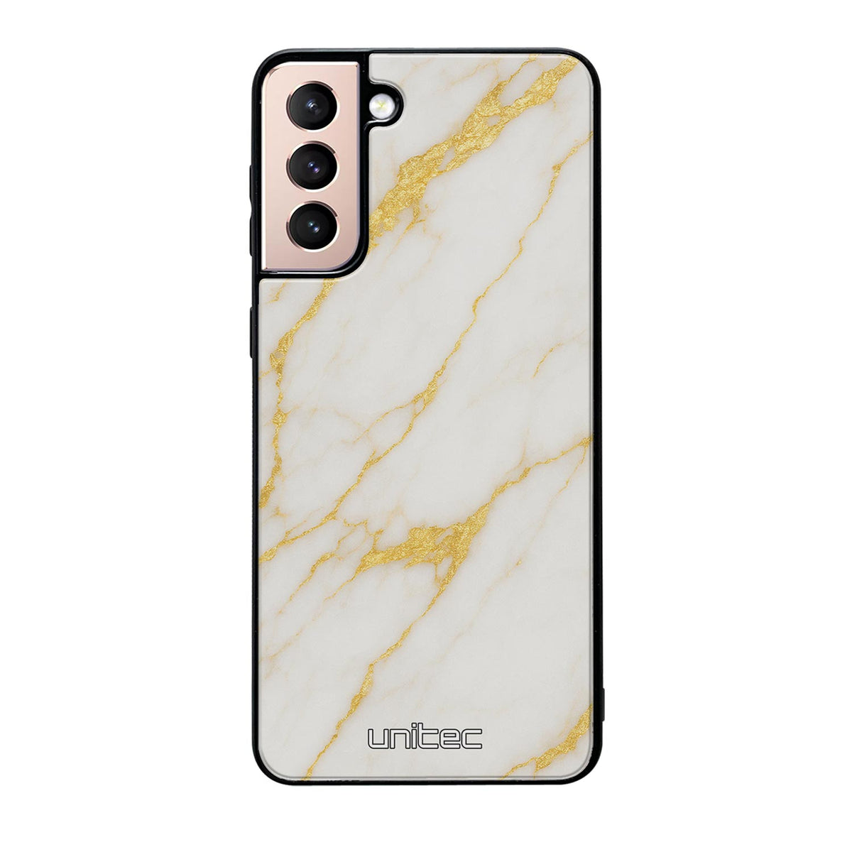 Samsung Galaxy S21 Suojakuoret Marmori – White Luxe