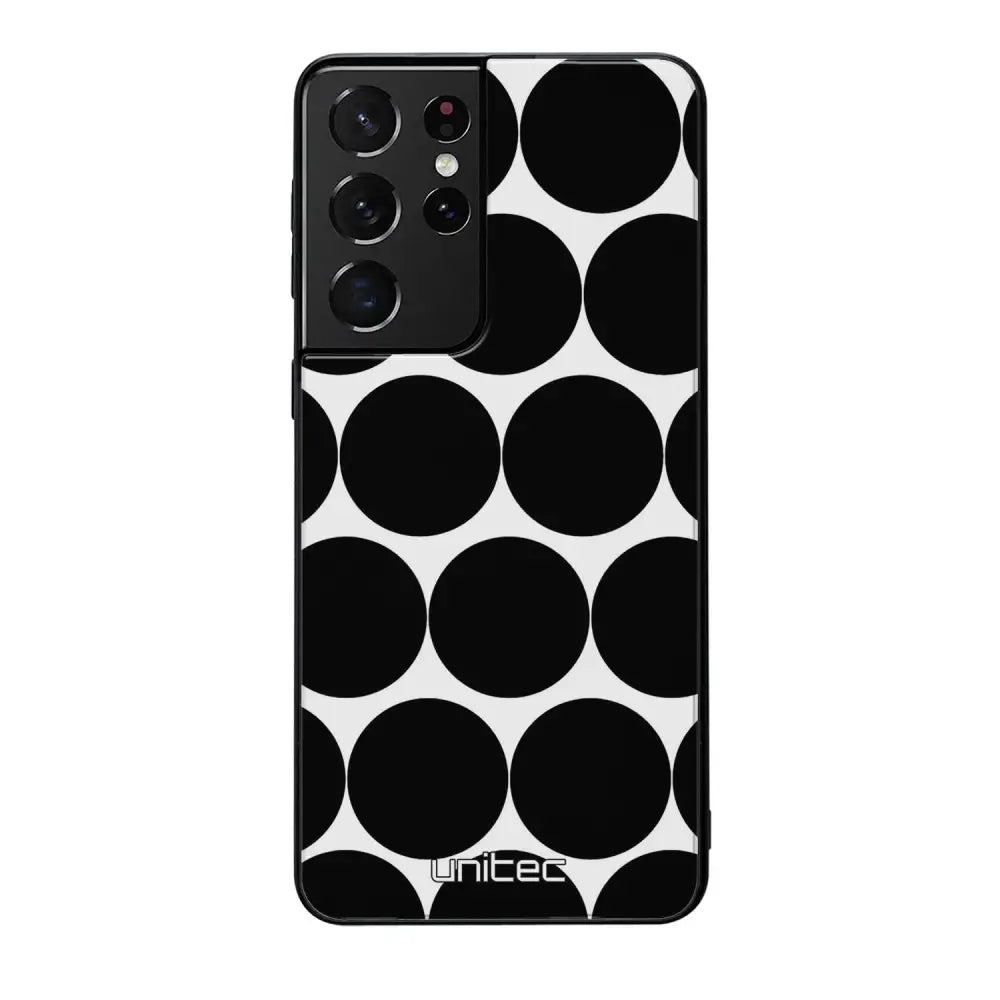 Samsung Galaxy S21 Ultra pallo suojakuoret - Musta Pallo - Ei