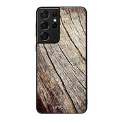 Samsung Galaxy S21 Ultra suojakuoret - Wooden Stump - Ei