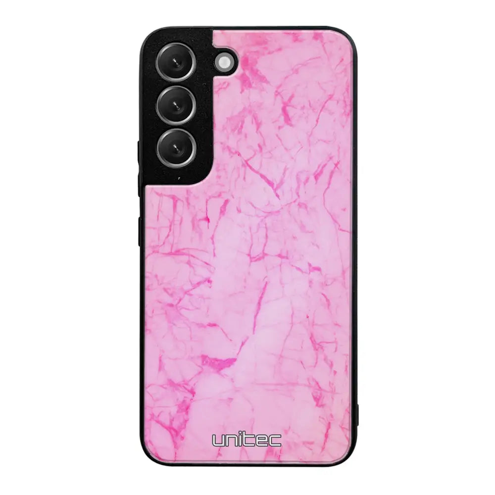 Samsung Galaxy S22 Plus marmori suojakuoret - Light Pink Marble - Ei