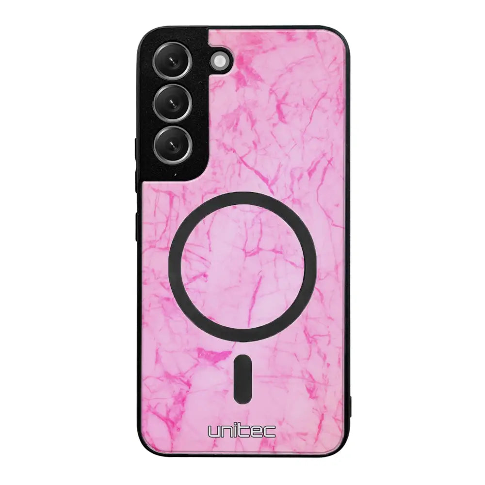 Samsung Galaxy S22 Plus marmori suojakuoret - Light Pink Marble