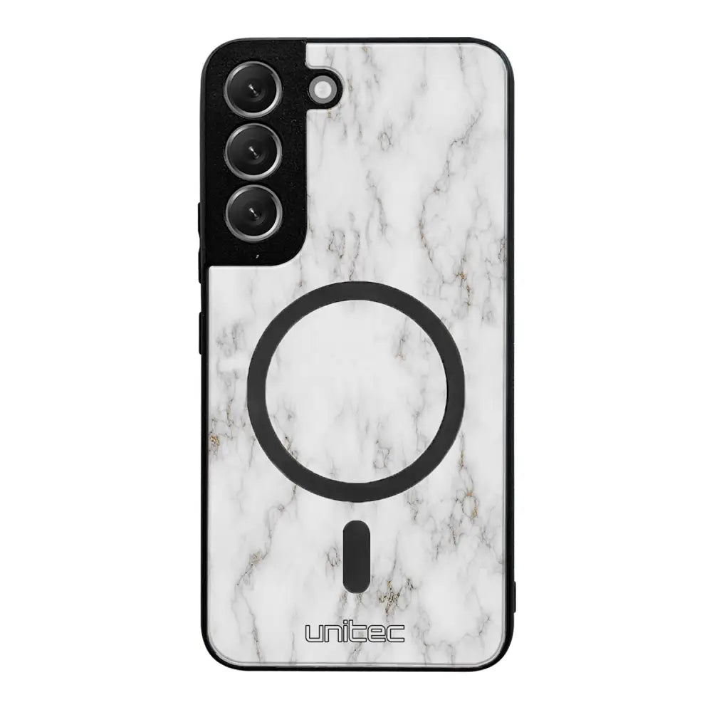 Samsung Galaxy S22 Plus marmori suojakuoret - White Marble