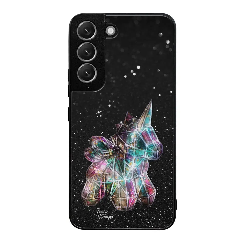 Samsung Galaxy S22 Plus unicorn suojakuoret - Valkoinen - Noora Kämppi - Ei