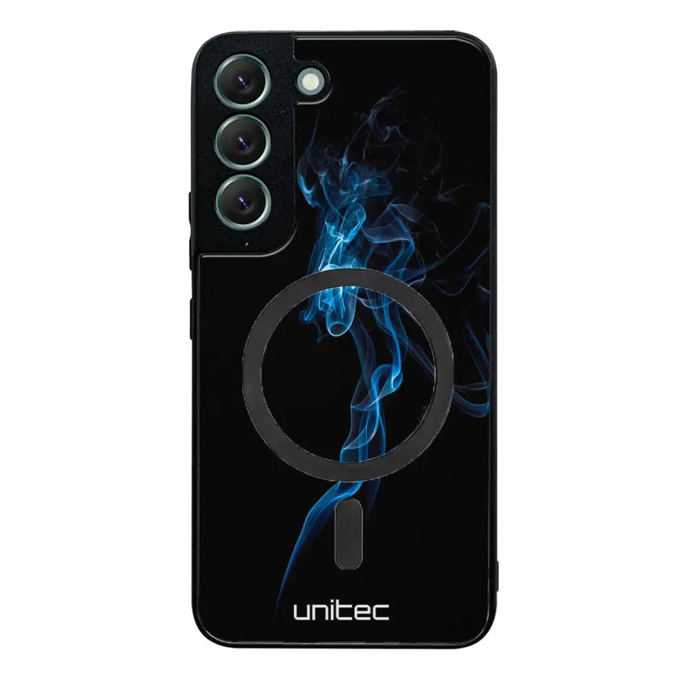 Samsung Galaxy S22 suojakuoret - Blue Smoke On Black
