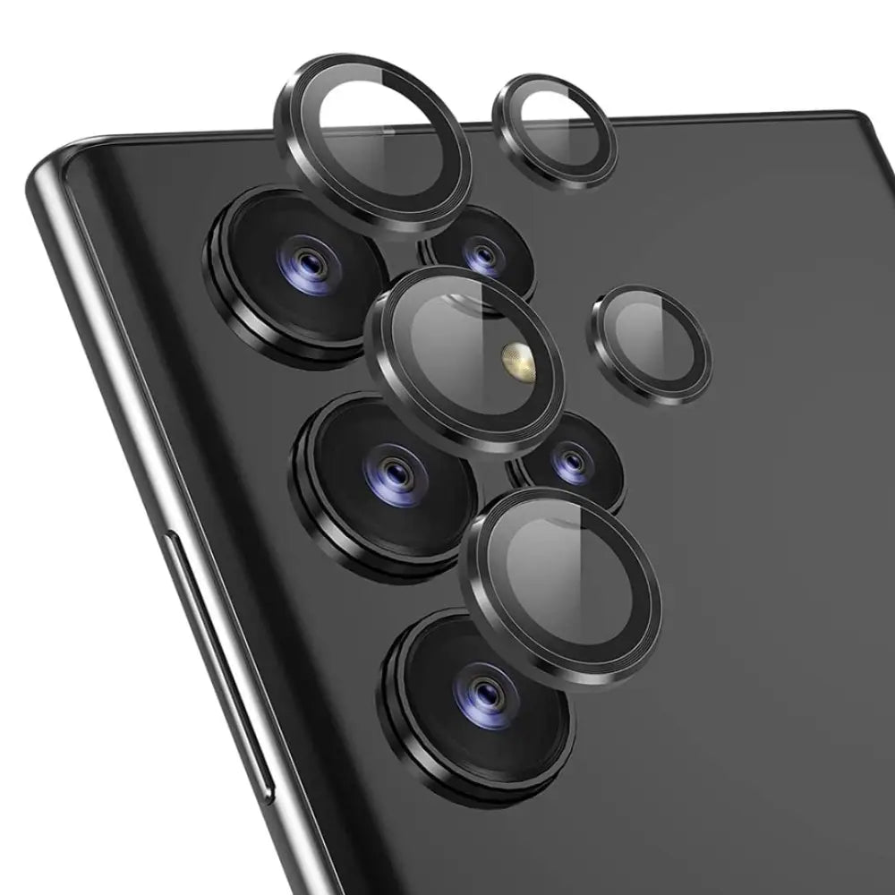 Samsung Galaxy S22 Ultra Kameran panssarilasi Musta