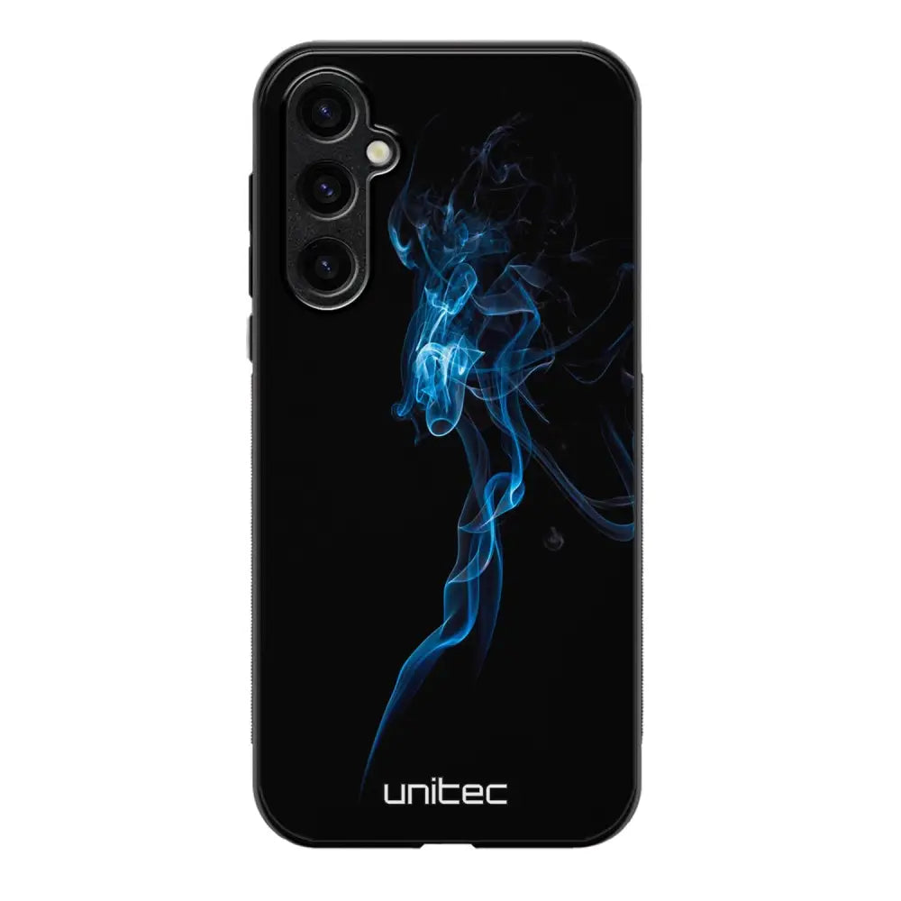 Samsung Galaxy S23 FE suojakuoret - Blue Smoke On Black - Ei