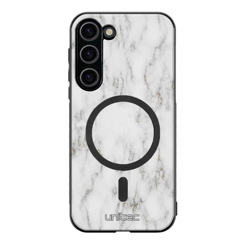 Samsung Galaxy S23 marmori suojakuoret - White Marble