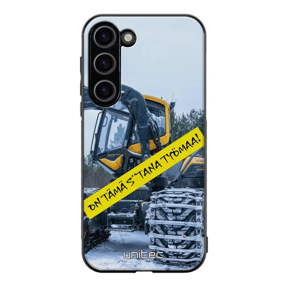 Samsung Galaxy S23 meemi suojakuoret - Työmaa - Ei