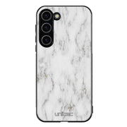 Samsung Galaxy S23 Plus marmori suojakuoret - White Marble - Ei