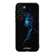 Samsung Galaxy S23 suojakuoret - Blue Smoke On Black - Ei