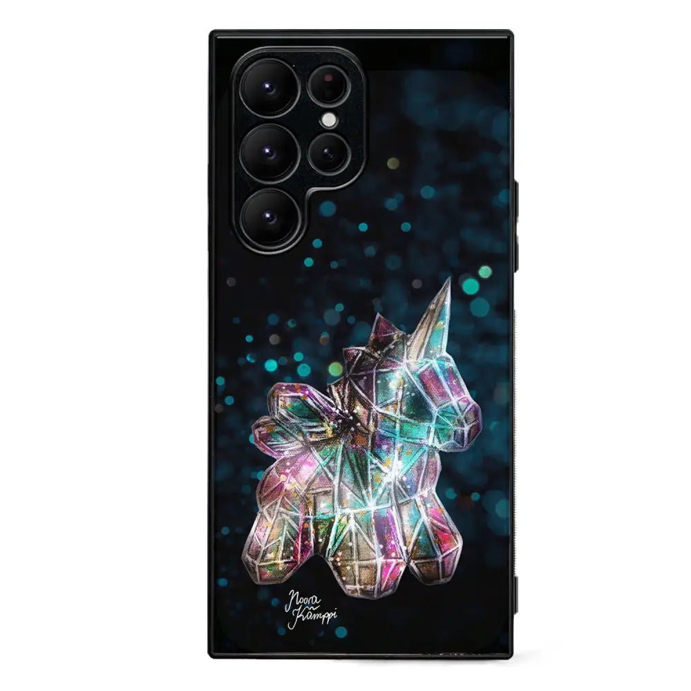 Samsung Galaxy S23 Ultra unicorn suojakuoret - Sininen - Noora Kämppi - Ei